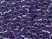 50 gram   SPRKLNG VIOLET LINED  Delica Seed Beads11/0