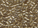 50 gram Sparkling Gold Lined Crystal  Delica Seed Beads8/0