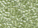 50 gram Sparkling Peridot Lined Crystal  Delica Seed Beads8/0