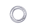 5mm Round SILVER FILLED Closed Jump Ring 18 Gauge