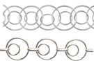 Circles Link - Sterling Silver Chains