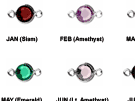 Birthstone Connector Sets