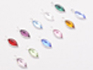 Birthstone Charm Sets (CCMS Series, 14mm Tall, New)