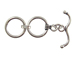 14.25mm Round 2-Ring Sterling Silver Toggle Clasp