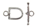 12.25x15mm U Shape Sterling Silver Toggle Clasp