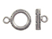 10mm Round Sterling Silver Toggle Clasp 