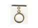 Gold Filled Round Smooth Toggle Clasp, Bulk Pack 50pcs