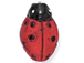 Red Ladybug - Teeny Tiny Peruvian Ceramic Bead 