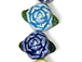 Mixed Color Roses - Teeny Tiny Peruvian Ceramic Bead 