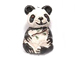 Panda with Bamboo -Teeny Tiny Peruvian Ceramic Bead