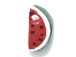 Watermelon - Teeny Tiny Peruvian Ceramic Bead