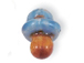 Blue Pacifier - Teeny Tiny Peruvian Ceramic Bead 