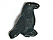 Raven  - Teeny Tiny Peruvian Ceramic Bead