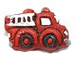 Fire truck - Teeny Tiny Peruvian Ceramic Bead