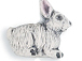 Rabbit - Teeny Tiny Peruvian Ceramic Bead 