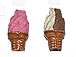 Ice Cream Cones - Teeny Tiny Peruvian Ceramic Beads