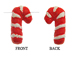 Candy cane - Teeny Tiny Peruvian Ceramic Bead