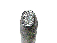 Metal Stamp - Wide Squiggle Line