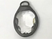 Clear Quartz Pendant Hand Bezelled in Gunmetal - AP147