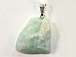 Freeform Crystal Point Raw Aquamarine Silver Bail Pendant - DP5-AQUA