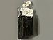 Black Tourmaline Silver Capped Pendant - DP595-BTS