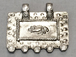 Amulet Pendant - Antique Silver Finish Ethnic, Tribal, Amulet, Vintage- Large 1.25-inch