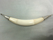 Bone Whitish color Pendant  with silver tone end caps,  *New, Finally arrivedl*