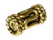 Vermeil Snake Center w/ Double Rope Border Tube