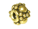 Vermeil Bead w/ Dot Design 