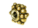 Vermeil Bead with Dot Design