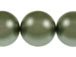 Dark Grey 14mm Round  Glass Pearls