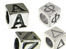 Large Hole Alphabet Beads