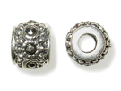 Large Hole Marcasite Beads