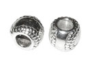 Large Hole Silver Beads